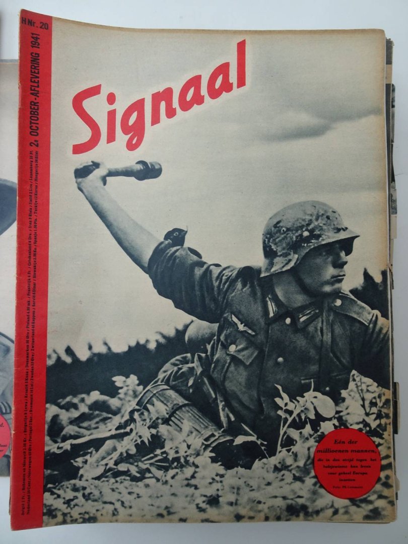 Reetz, Wilhelm & Harald Lechenperg (ed.). - Signaal. 39 stuks. 1940: 3x. 1941: 7x. 1942: 14x. 1943: 12x. 1944: 3x.