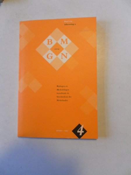 Berkel, K. van e.a.. - Bijdragen en mededelingen betreffende de geschiedenis der Nederlanden 119e jaargang nr.4 Met bijlage HG nieuws