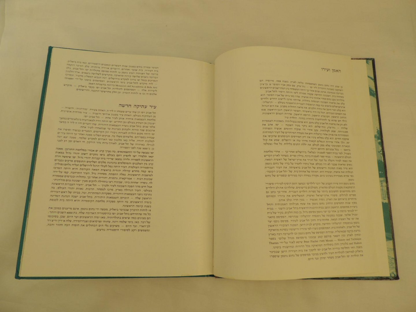 Nahum Guttman; Ilana Shilo; Lydia Blucher; Shlomo Shva - City of sand and sea : the history of Tel Aviv- Jaffa in mosaic --- Un cité de sable et de mer