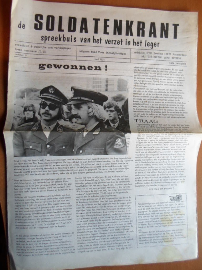  - De Soldatenkrant, Spreekbuis vh verzet in het leger