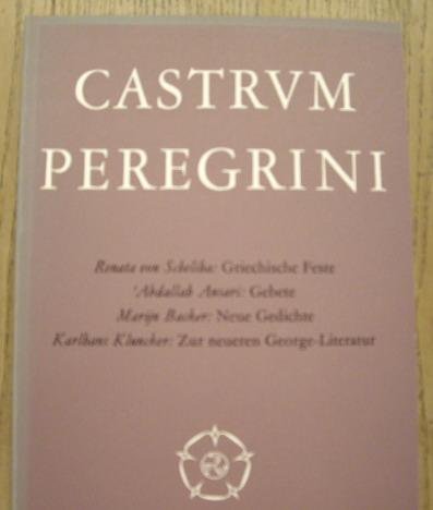 CASTRUM PEREGRINI. - Castrum Peregrini 40. Jahrgang 1991 - Heft 196 - 197.