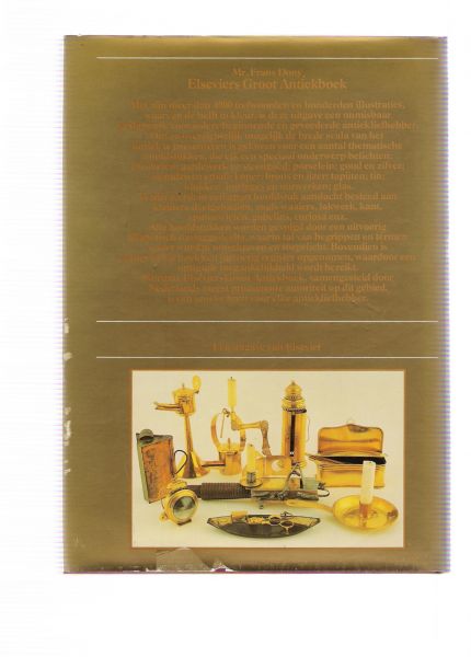 dony, frans - elseviers groot antiek boek