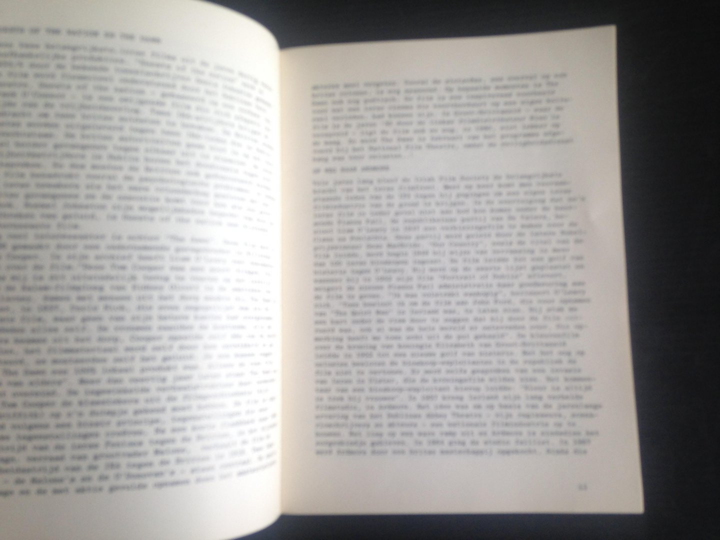  - De Ierse Cinema, Filmmuseum Cinemateek, Journaal 41