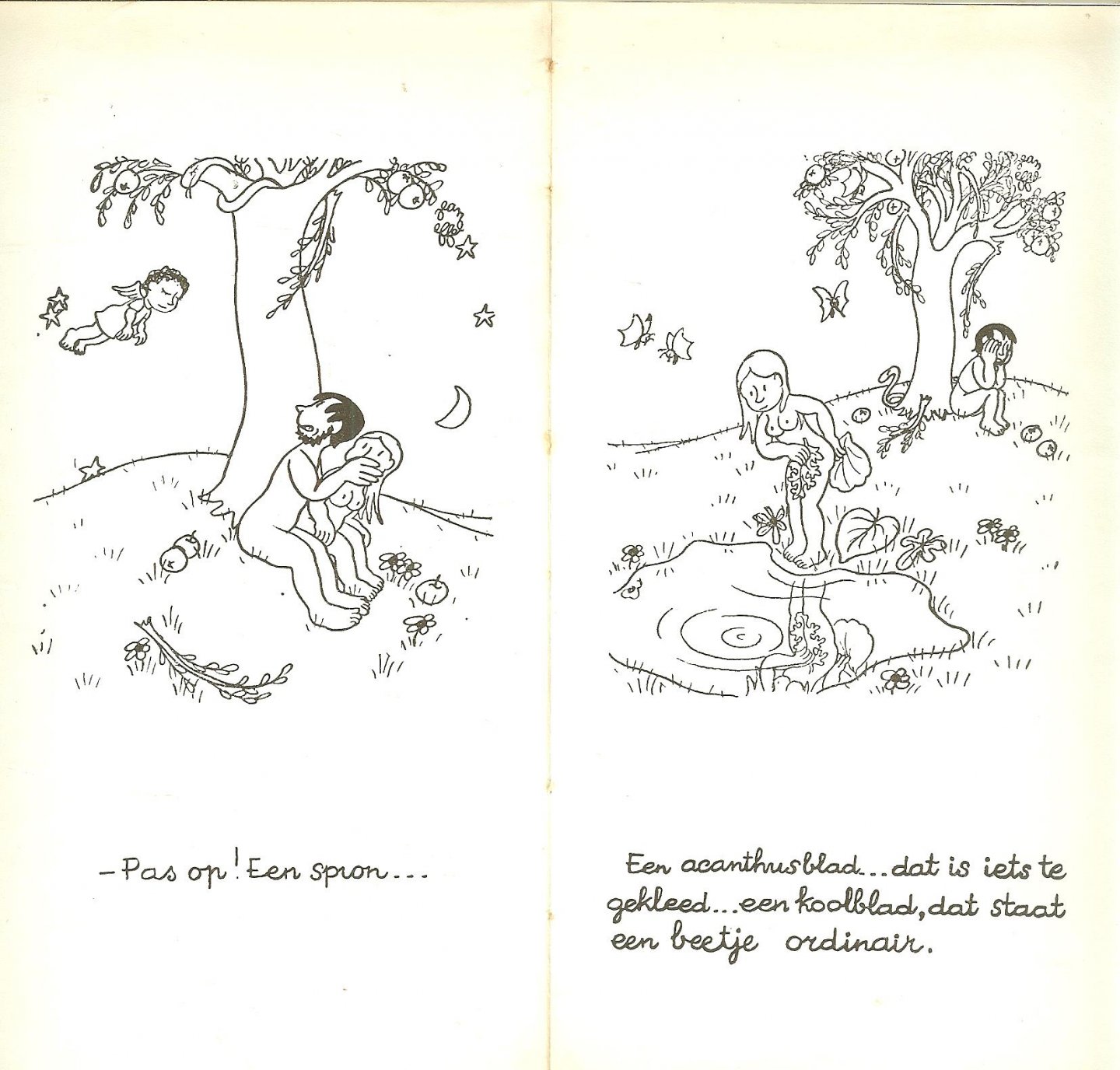 Effel, Jean  Nederlandse tekst van Han G. Hoekstra - Het simpele leven van Adam en Eva