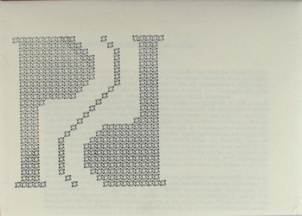 Duijff, Peter. (Does, Bram de). - Bram de Does. De man die zijn initialen lijkt te verheffen tot ornamenten.