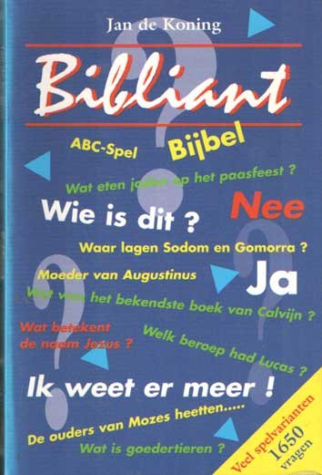 Koning, Jan de - Bibliant. 1650 vragen veel spelvarianten