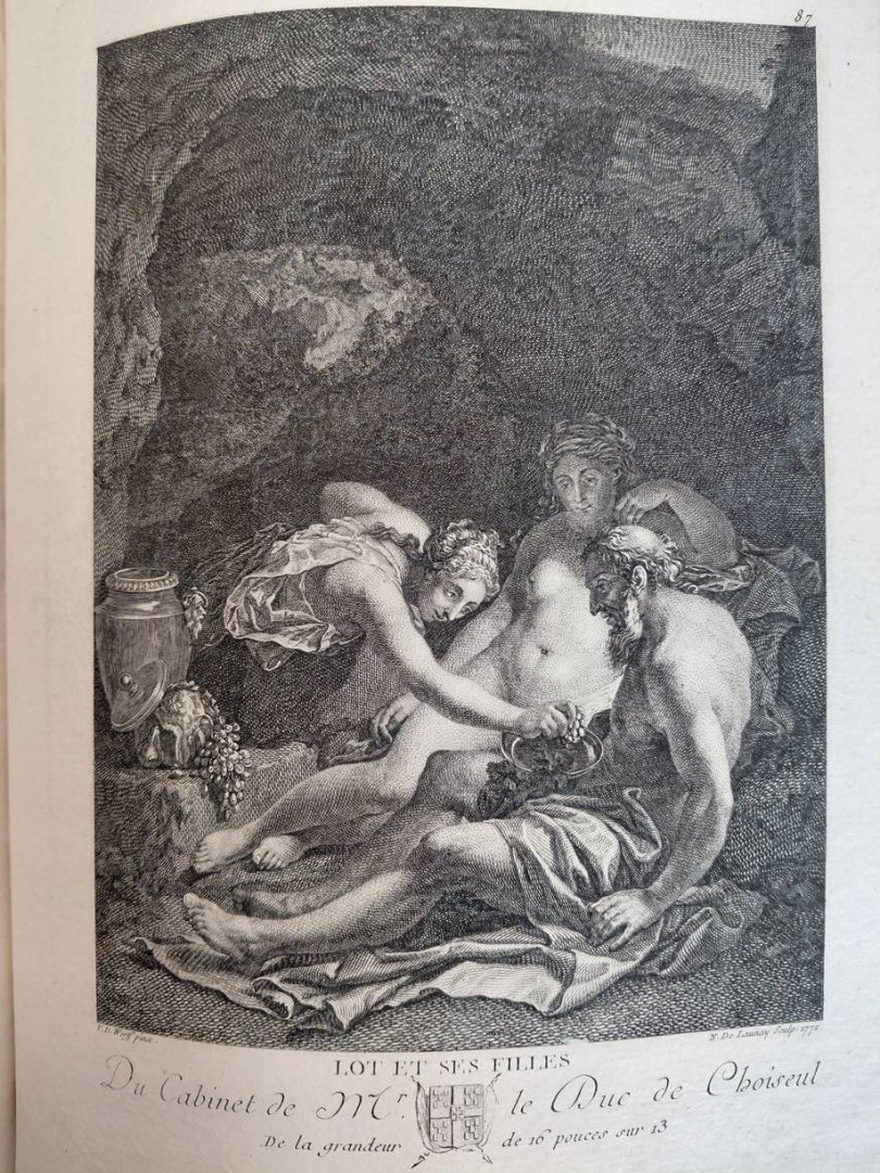 Basan, Pierre-François. - Recueil d'estampes gravées d'après les tableaux du cabinet de Monseigneur le Duc de Choiseul.