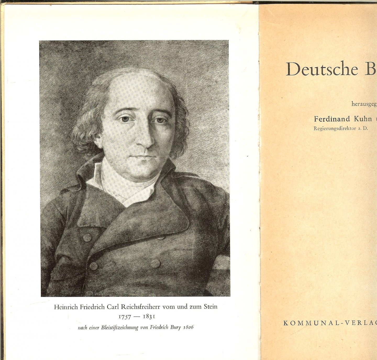 Kuhn, Ferdinand  Regierungs direktor  en Helmut Ibach  Ob.- Reg.-  Rat  Dr'phil -  Habil - Deutsche Bürgerkunde