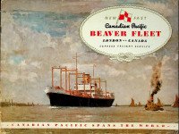 Canadian Pacific - Brochure Canadian Pacific, new fast Beaver Fleet London-Canada Express Freight Service