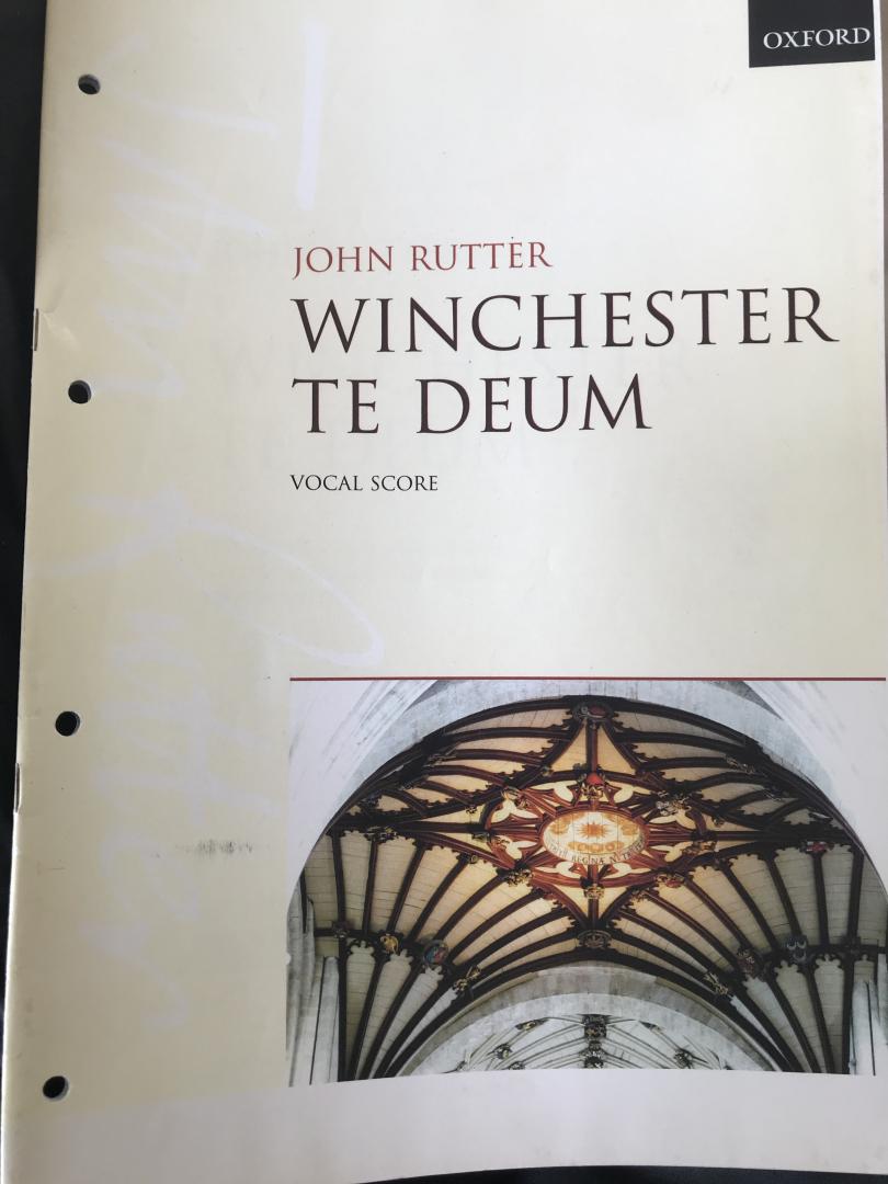 RUTTER, John - Winchester Te Deum