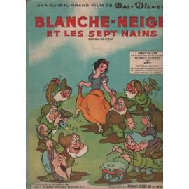 Berlin, Irving; Disney Walt - Blanche-neige et les sept nains [partition]. Album de luxe aves illustrations en couleurs de Walt disney