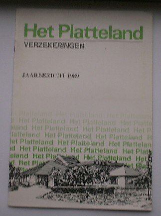 red. - Het Platteland verzekeringen. Jaarbericht 1989.