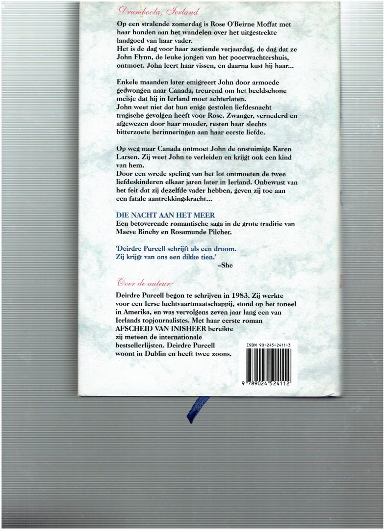 Purcell, D. - Die nacht aan het meer / druk 1