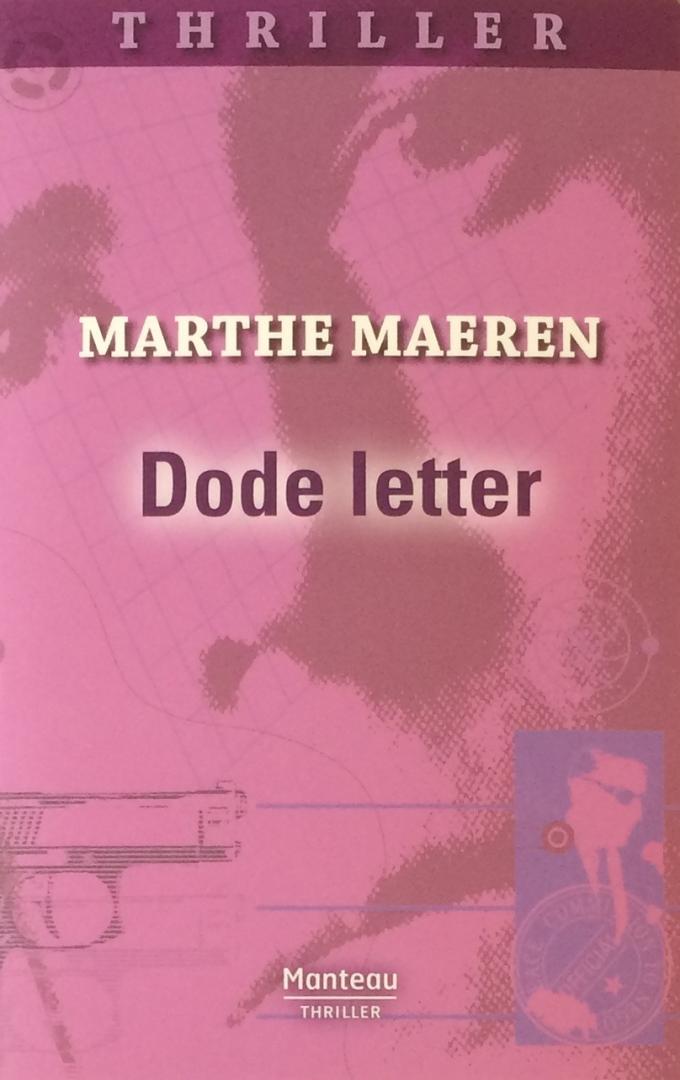 Maeren, Marthe - Dode letter