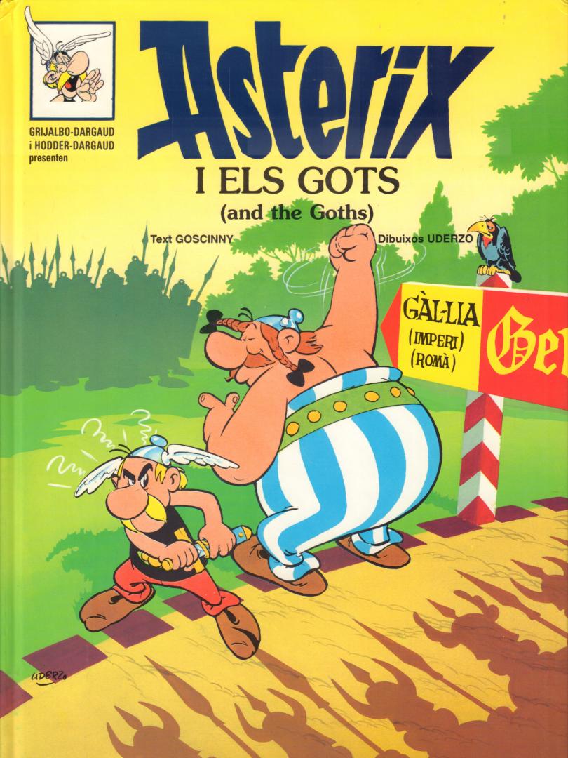 Gosginny / Uderzo - ASTERIX 02 - I ELS GOTS (AND THE GOTHS, hardcover, zeer goede staat (minieme deukjes hoeken, boek verder in gave staat), Asterix in het Catalaans & Engels