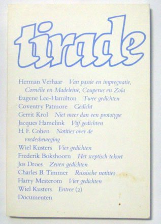 Krol, Gerrit, Herman Verhaar, Jacques Hamelink, Wiel Kusters, Charles B. Timmer, e.a. - Tirade 280/281