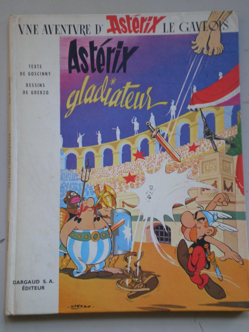 Goscinny, R. (texte) et Uderzo, A. (dessins) - Une aventure d` Atérix le Gaulois  -  Astérix gladiateur