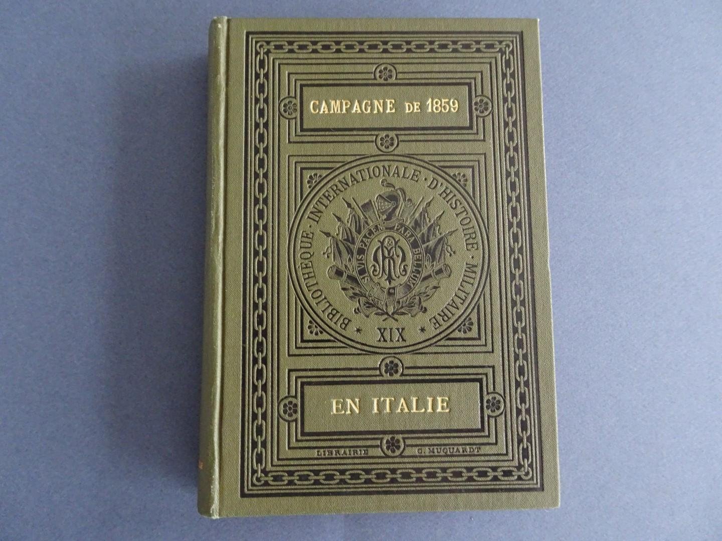 N/A. - Précis de la campagne 1859 en Italie.