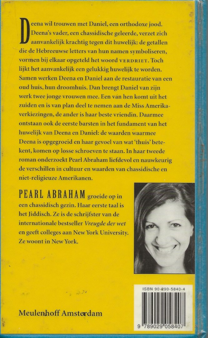 Abraham, Pearl . Vertaald door Babet Mossel - Afstand van Amerika