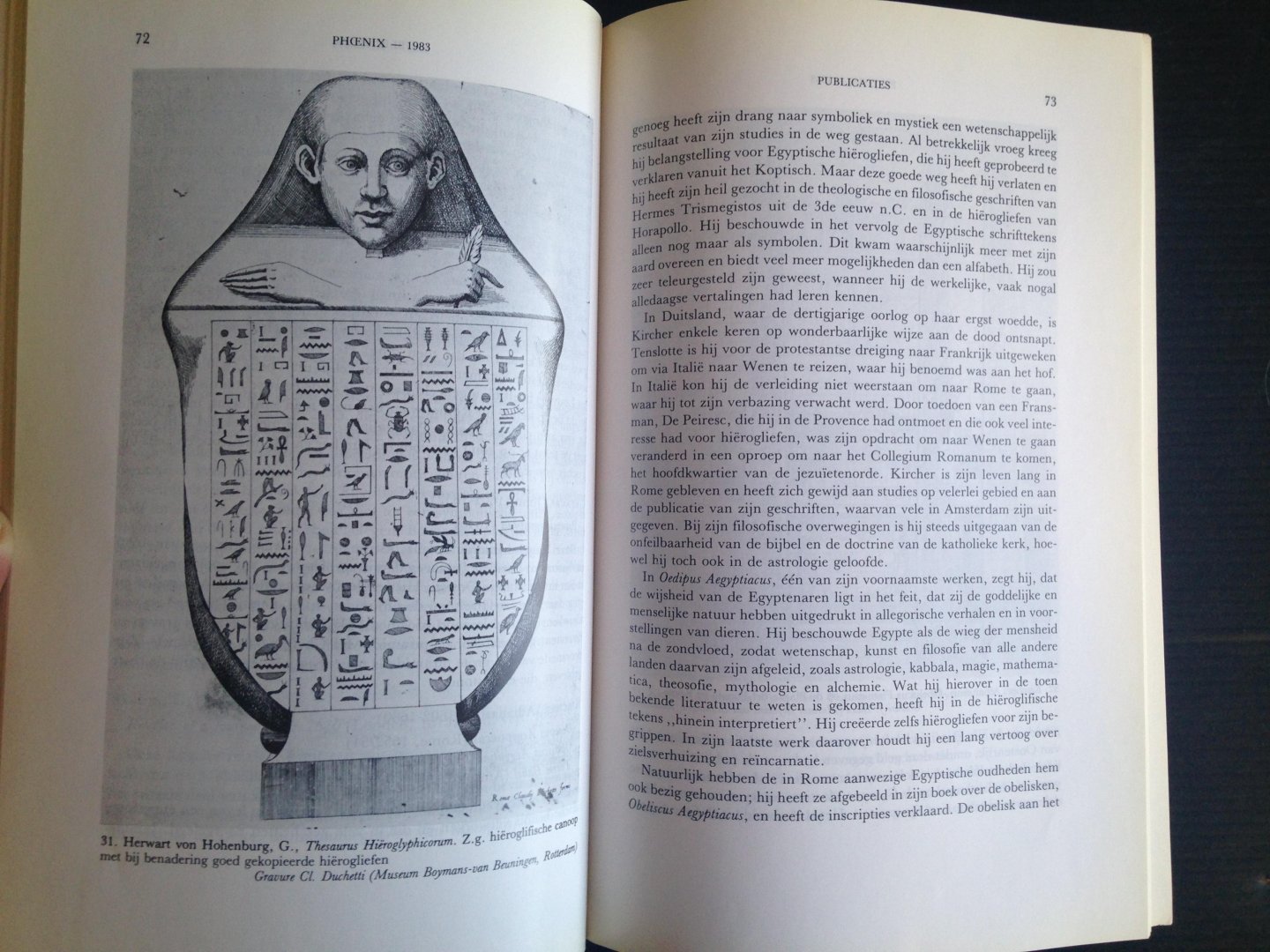  - Egypte, Bereisd, beroofd, bewaard, beschreven, Bulletin Phoenix Jubileumnummer bij de jubileumtentoonstelling 1933-1983