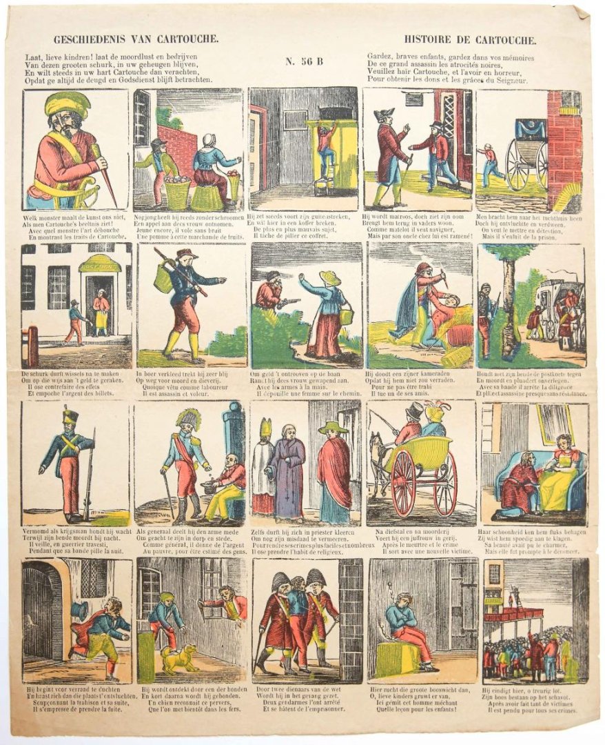  - Centsprent: [Life of Cartouche] N. 56.