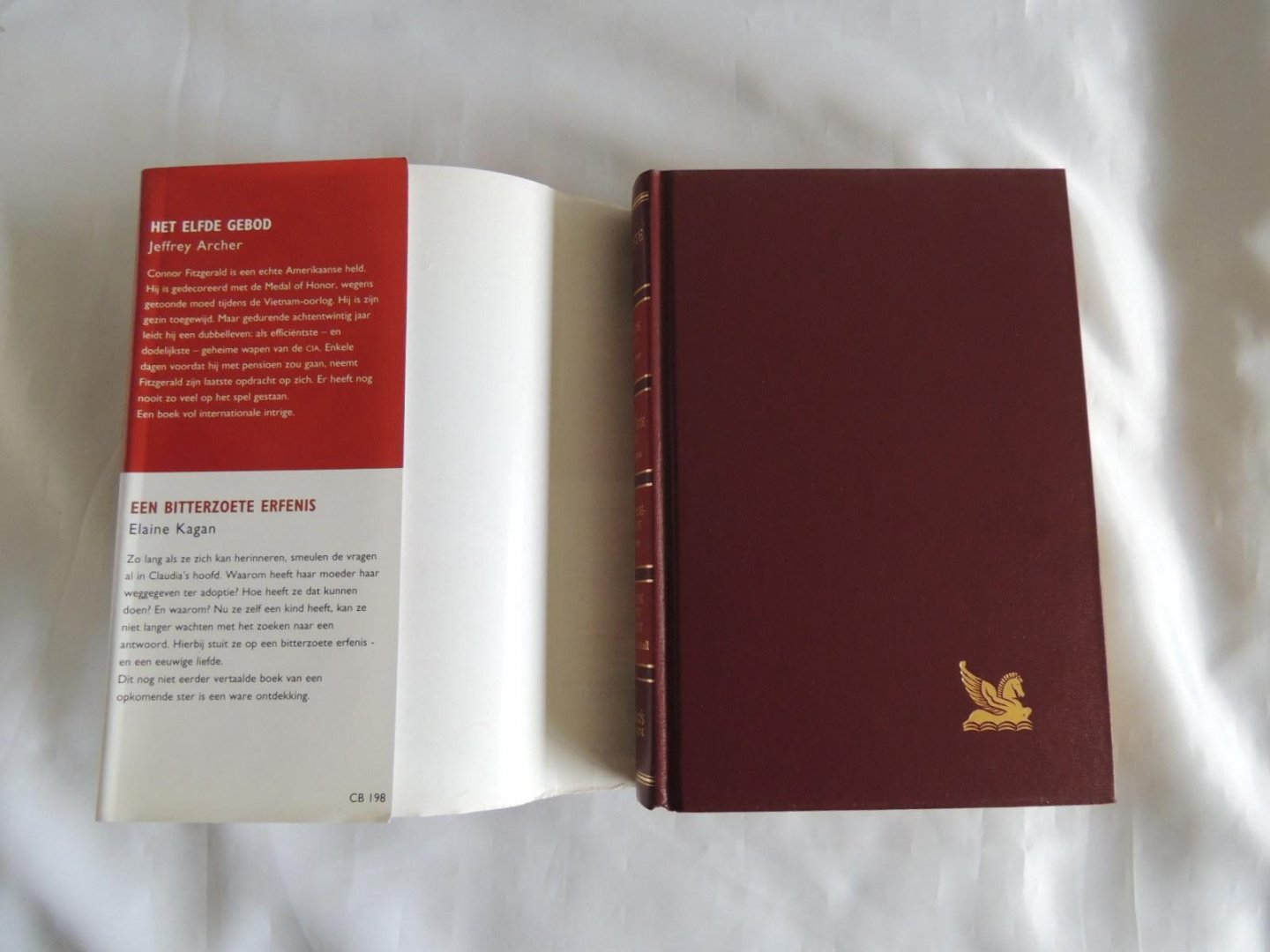 Archer Jeffrey met Elaine Kagan & Pieter Aspe en James Vance Marshall - Het Elfde gebod en Eenbitterzoet erfenis & Het Dreyse -Incident met De Wraak van het Noodlot --- CB 198 .Het Beste boek