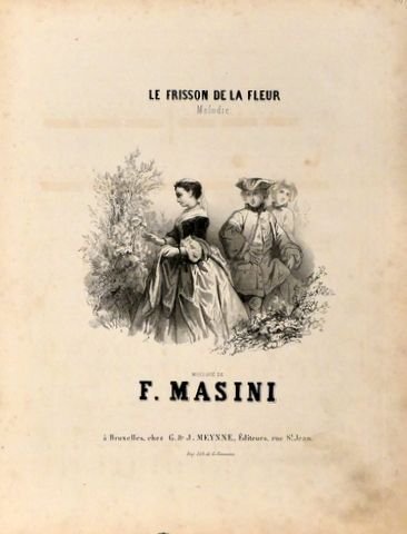Masini, F.: - Le frisson de la fleur. Mélodie