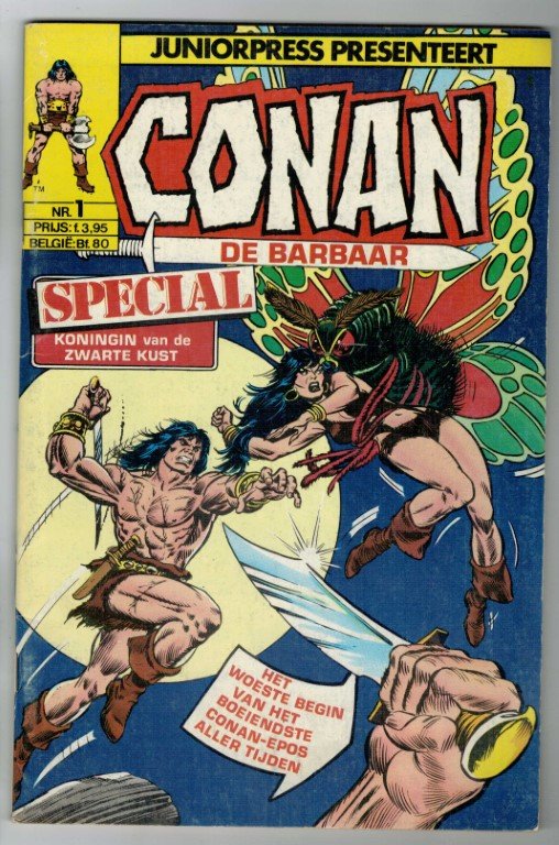 Buscema, John tekeningen, e.a. - Conan de barbaar special delen 1 t/m 5,11, 13,14,16, 18, 20 22,23, 25 (=totaal 14 delen)