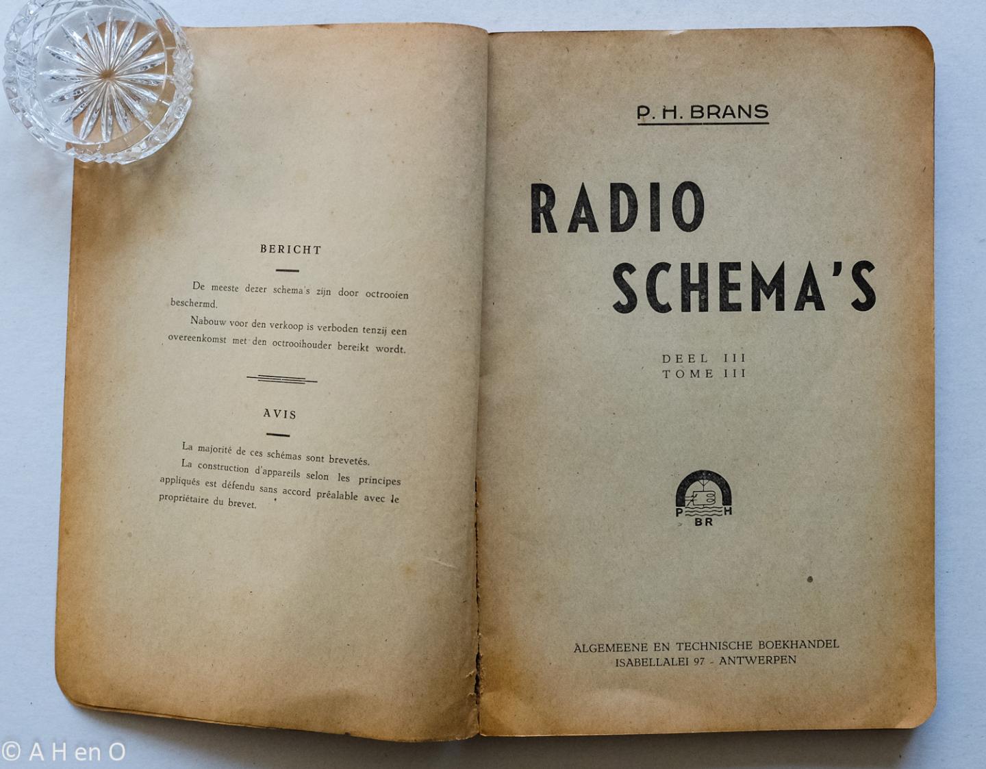 Brans, P.H. - Radio Schema's Deel III