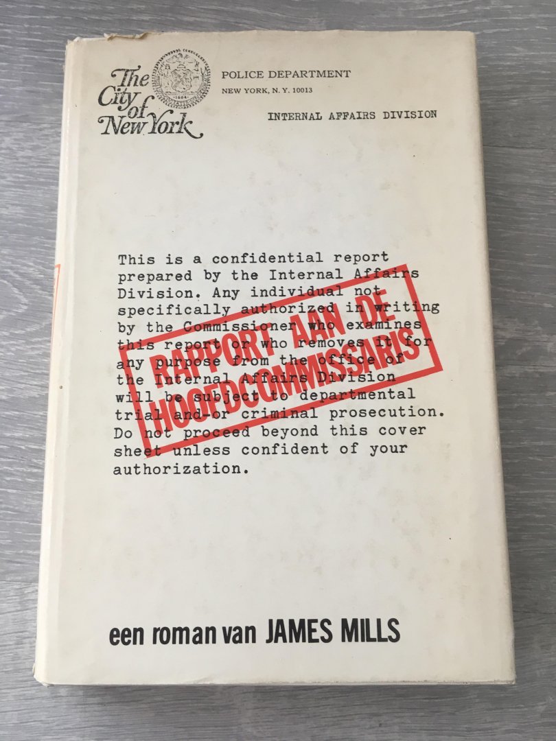 Mills - Rapport aan de hoofdcommissaris