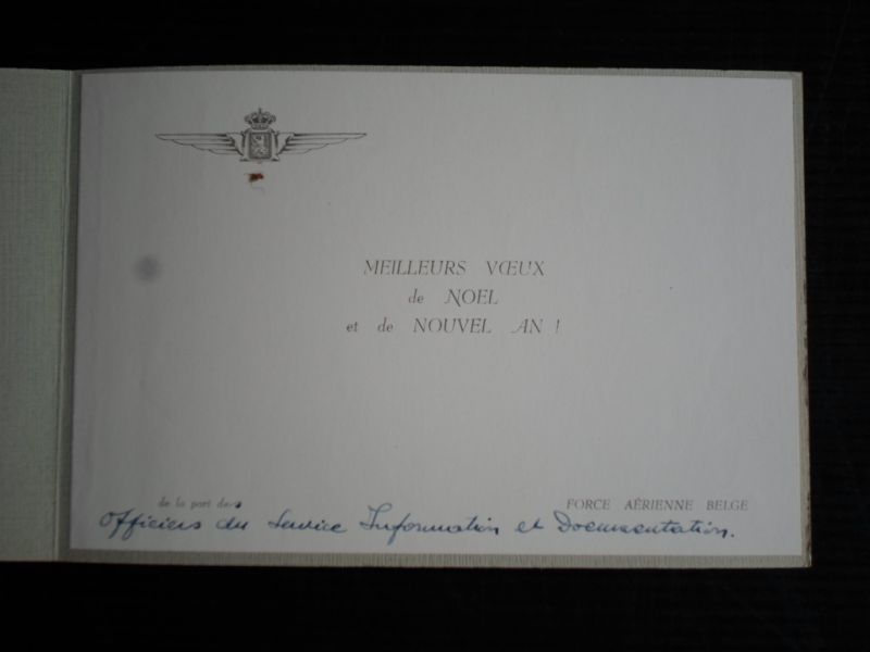  - Nieuwjaarskaart Belgische Luchtmacht