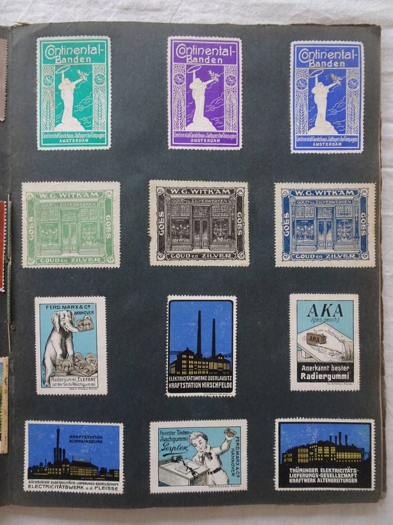 N.n.. - Sluitzegel Album. Ca. 530 sluitzegels.