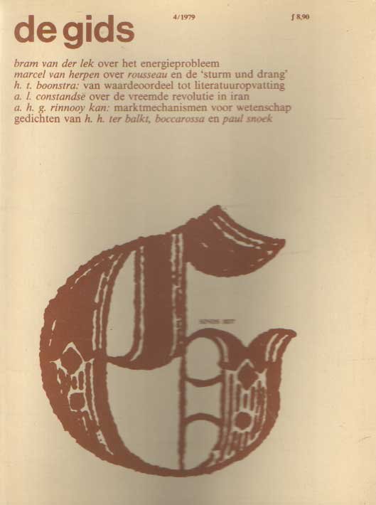 Constandse, H. Mulisch e.a. (redactie), A.L. - De Gids. Algemeen Cultureel Maandblad. Honderdtweeënveertigste jaargang, 1979 no. 4