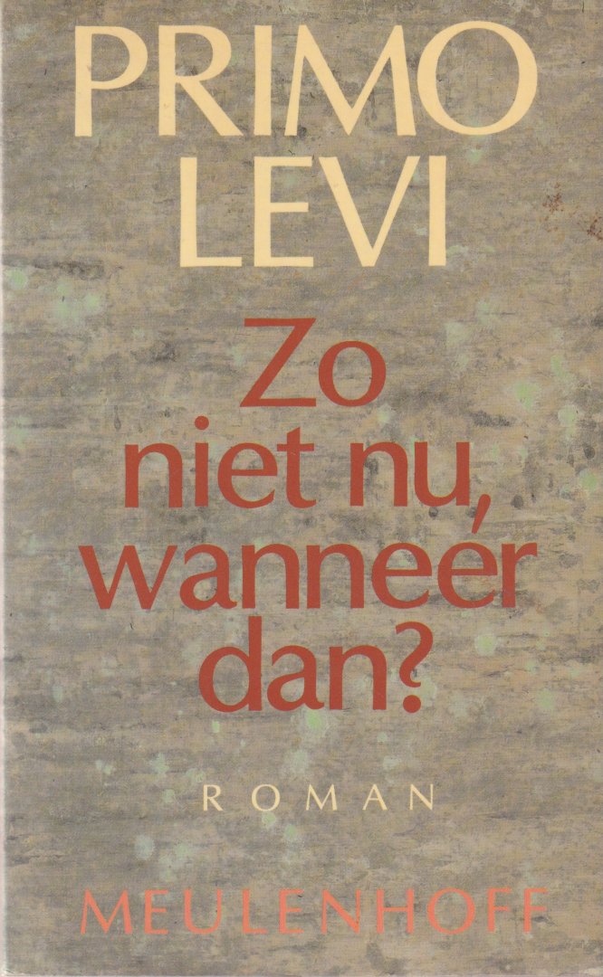 Levi, Primo - Zo niet nu, wanneer dan? Roman