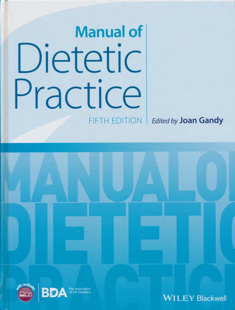 Gandy, Joan - Manual of Dietetic Practice