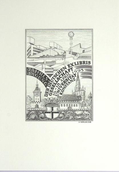 Metzler, Hansjörg. - Jahrestagung der deutschen Exlibrisgesellschaft 1993