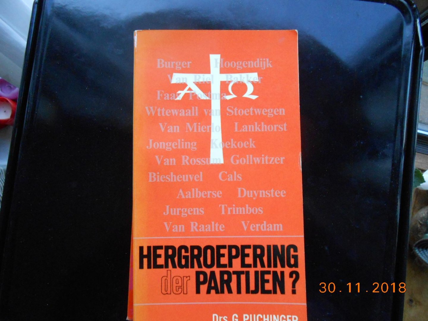 Drs G Puchinger - Hergroepering der partijen