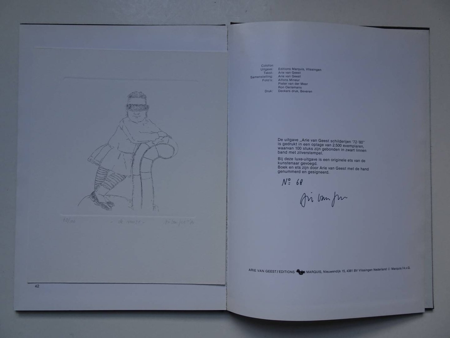 Geest, Arie van. - Arie van Geest. Schilderijen '72-'80.