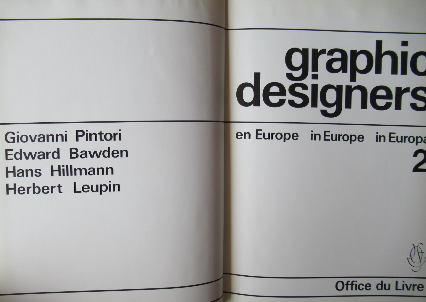 Hilebrand Henri, (red.) - Graphic Designers en Europe II