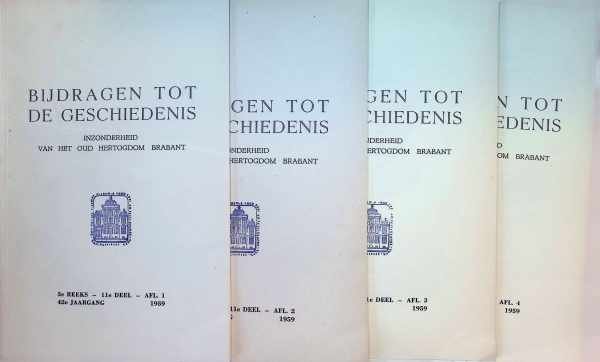  - Bijdragen tot de geschiedenis inzonderheid van het oud hertogdom Brabant 42e jaargang 1959 compleet
