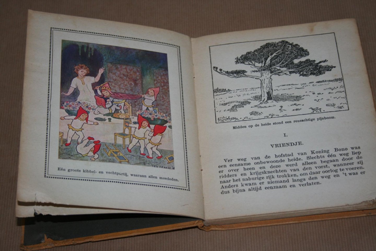 W. Dannenberg --  Geïllustreerd door Jan Franse - Vreugdekind -- Een sprookje