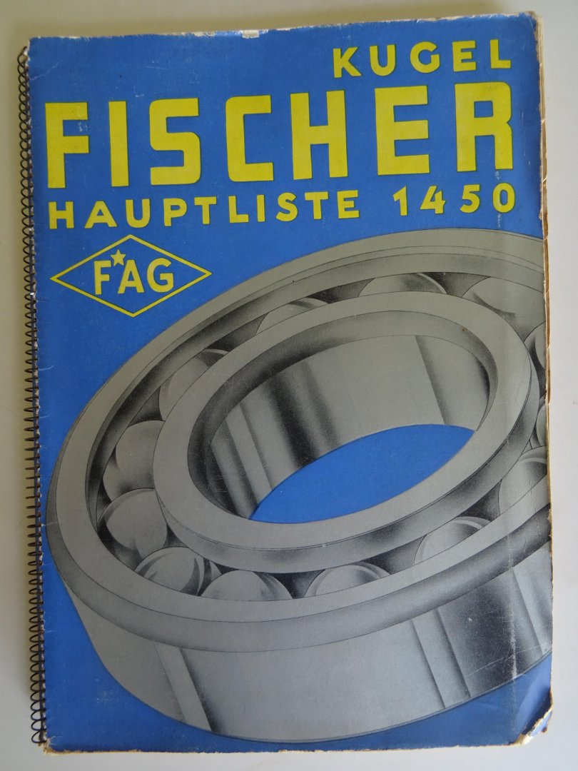  - Kugel Fischer Hauptliste1450. Catalogus kogellagers.