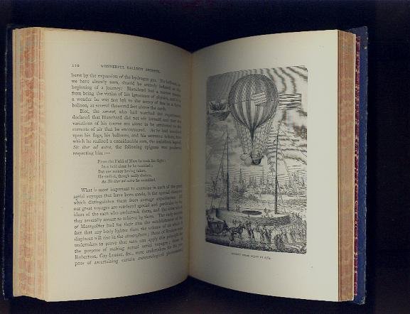 from the french of F. Marion - Wonderful Balloon Ascents or The Conquest of the Skies. A History of Balloons and Balloon Voyages (1870?)