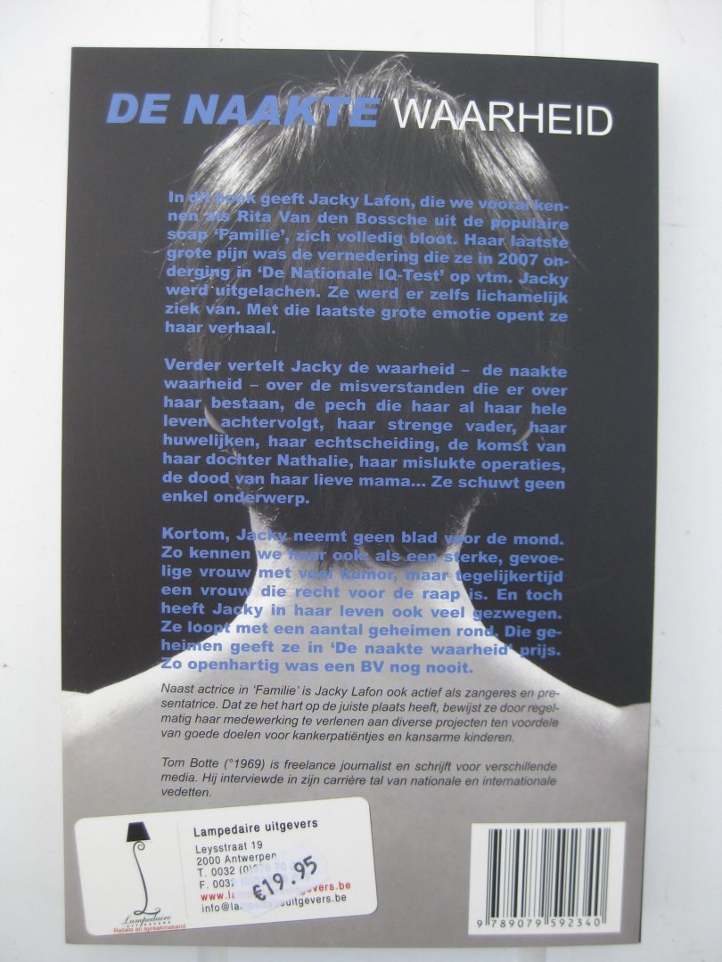 Lafon, Jacky en Botte, Tom - De naakte waarheid. Jacky Lafon.