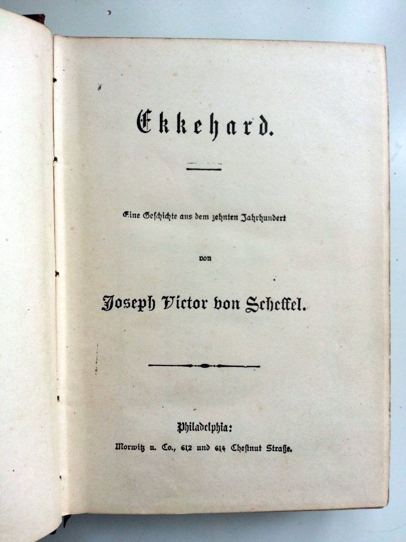 Scheffel, Joseph Viktor von - Ekkehard - Eine Geschichte aus dem zehnten Jahrhundert (DUITSTALIG)