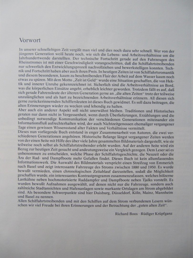 Richard Boos - Rudiger Krupfganz - Historisches vom Strom - Ein nautischer Streifzug von Emmerich nach Basel