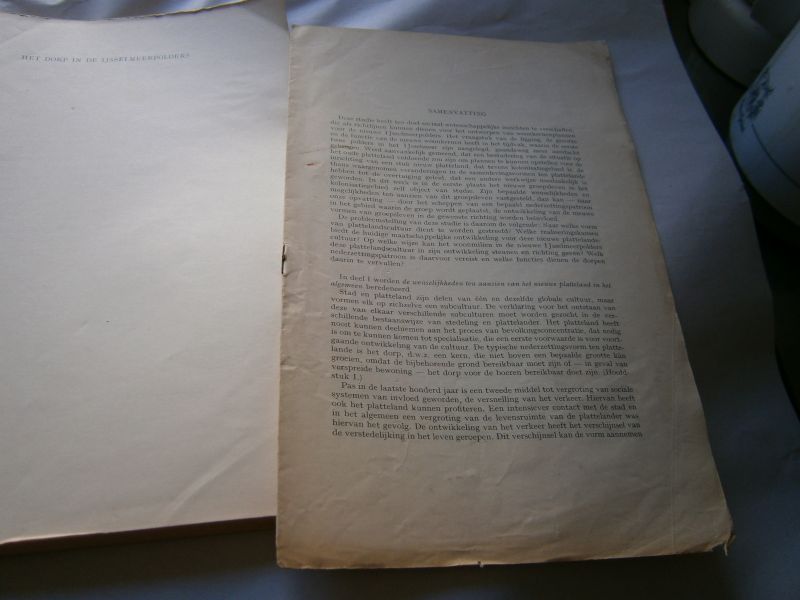 Constandse, Dr. A.K. - van zee tot land nr 31 Het dorp in de IJsselmeerpolders