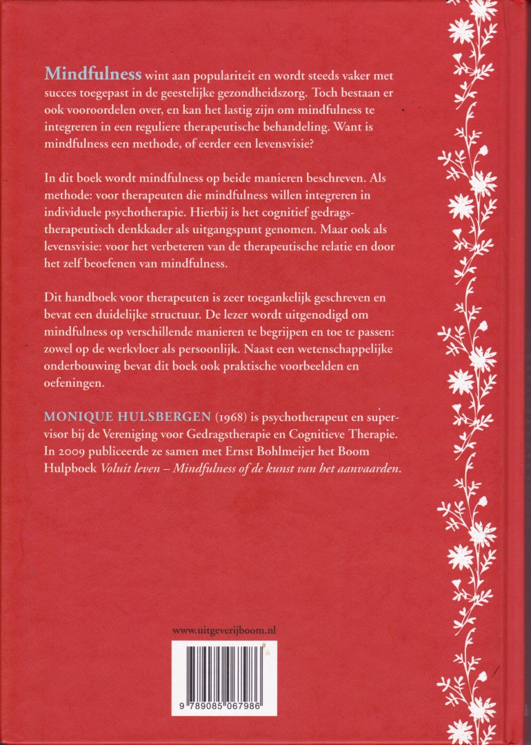 Hulsbergen, Monique - Mindfulness : de aandachtsvolle therapeut