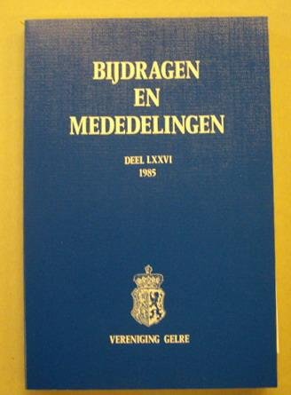 VERENIGING GELRE. - Bijdragen en mededelingen Deel LXXVI, 1985. Vereniging Gelre.