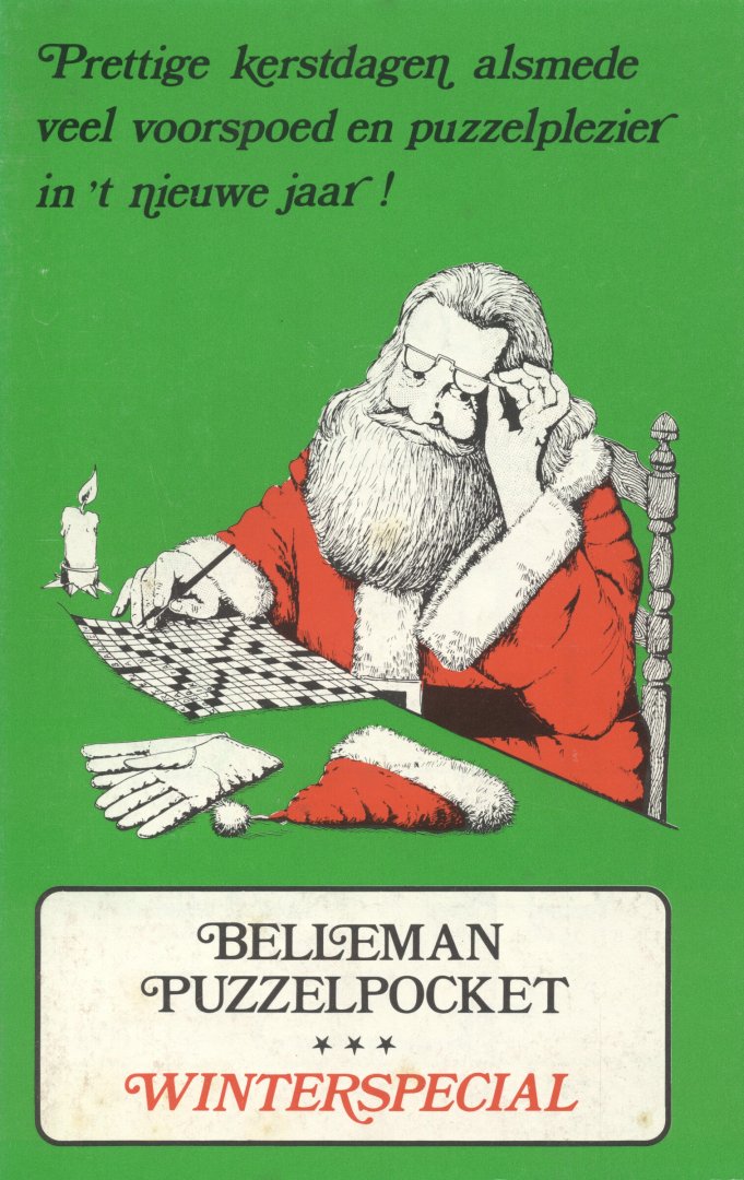 Belleman, J.A. (ps. voor J.A. Harmsen) - Belleman Puzzelpocket. Winterspecial.